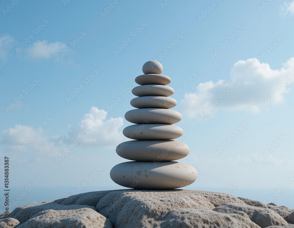 Zen Balance – Stunning Stacked Stones Illustrations for Serenity and Mindfulness Zen Balance – Stunning Stacked Stones Illustrations for Serenity and Mindfulness