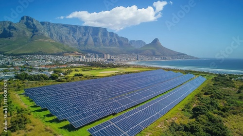 Cape Town Solar Farm: Sustainable Energy Meets Stunning Scenery