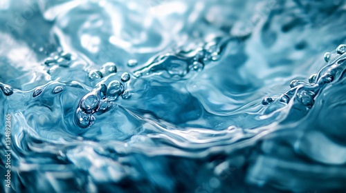Abstract Pure Water Background Art