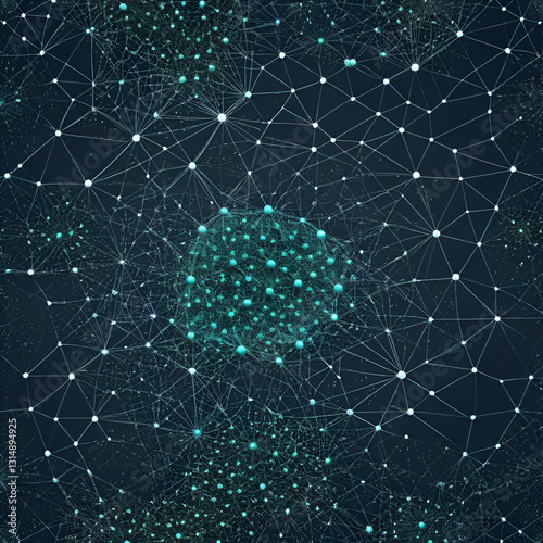 Microbial Matrix: Complex, interconnected, geometric, organic, cellular network
