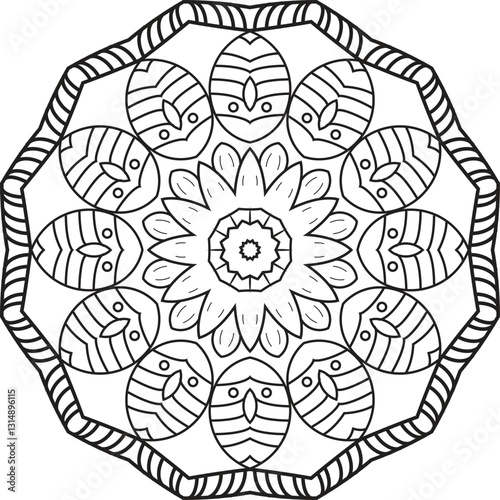 mandala coloring page , this mandala coloring page provides endless possibilities for vibrant colors and personal expression.