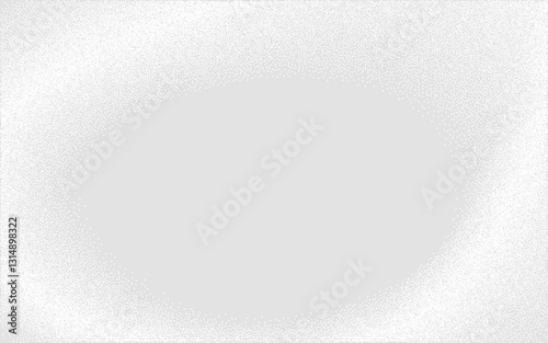 Dots Digital Technology Grey Light Vector Background. Artificial Intelligence Abstract Data Code Concept. White Wavy Vortex Gritty Texture Grain Backdrop Illustration