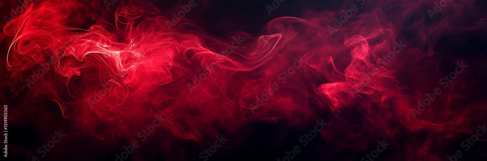 Red Smoke Background: Dark Red Texture with Smoky Atmosphere Red Smoke Background: Dark Red Texture with Smoky Atmosphere