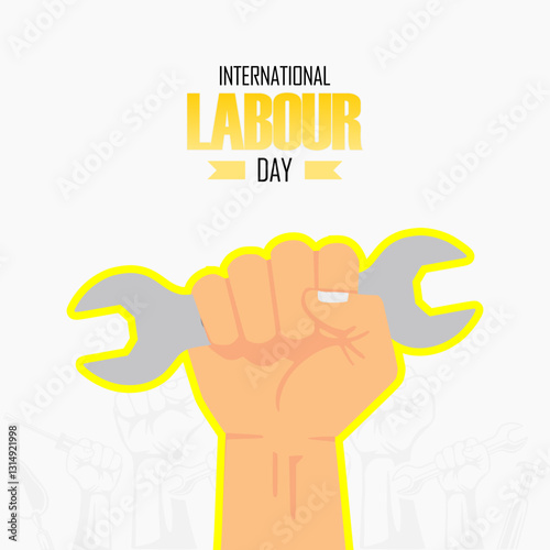 vector graphic of International Labour Day for International Labour Day celebration.