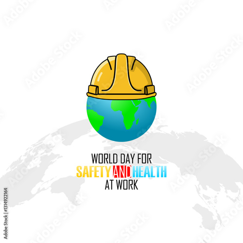 vector graphic of World Day for Safety and Health at Work for World Day for Safety and Health at Work celebration.
