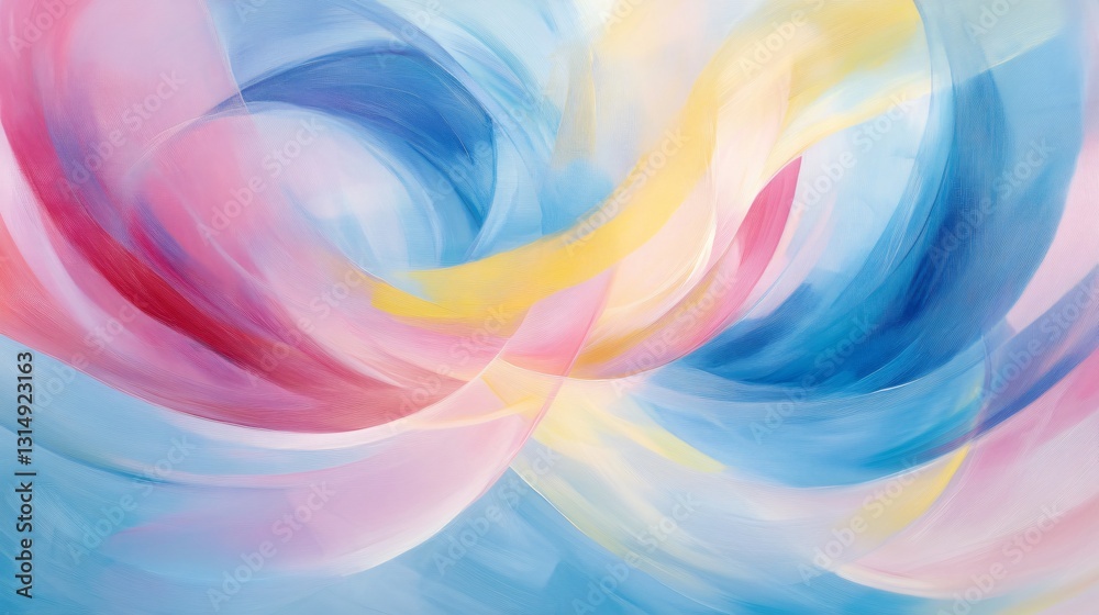 Vibrant Abstract Swirl with Colorful Hues Vibrant Abstract Swirl with Colorful Hues