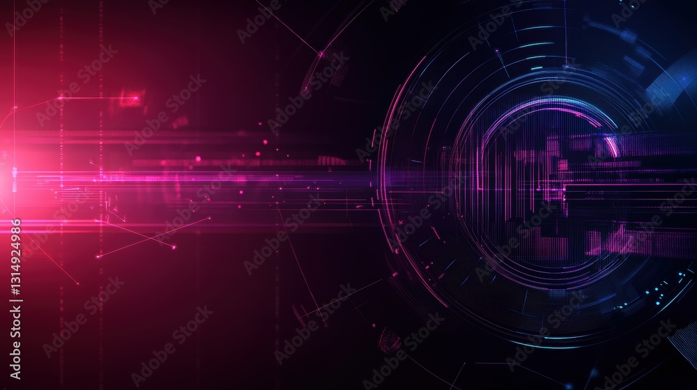 Fototapeta premium High tech background template design.