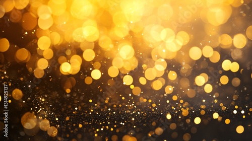 Abstract Golden Lights Background Usage