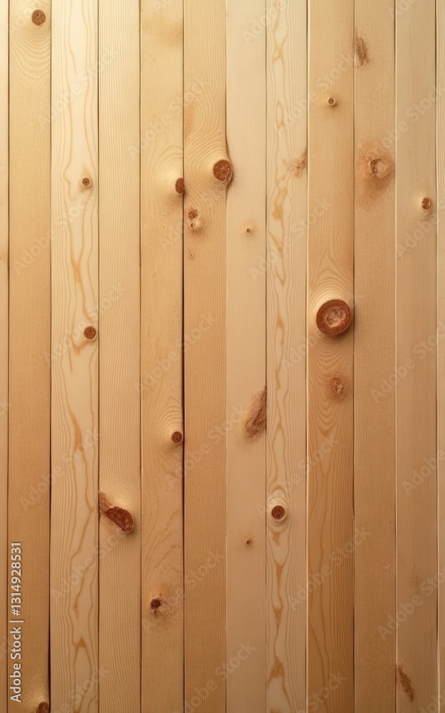 Fototapeta premium Natural Pine Wood Paneling Texture Background