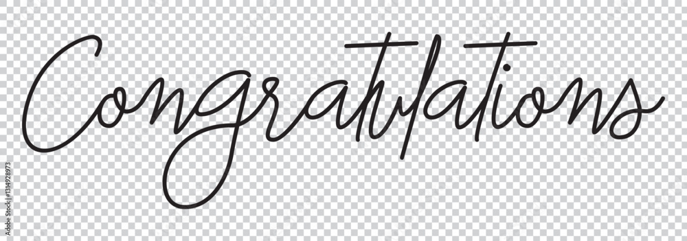 Congratulations. Wavy elegant calligraphy spelling for decoration on holidays. 1176 Congratulations. Wavy elegant calligraphy spelling for decoration on holidays. 1176