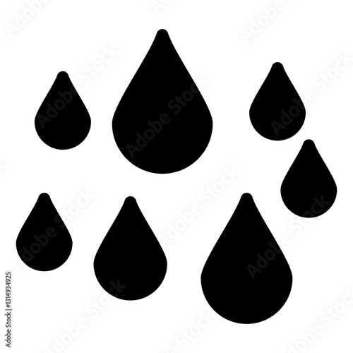 Water icon vector pixel perfect