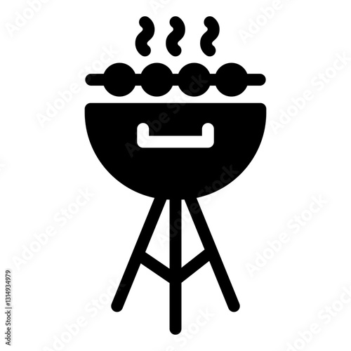 Grilling icon vector pixel perfect