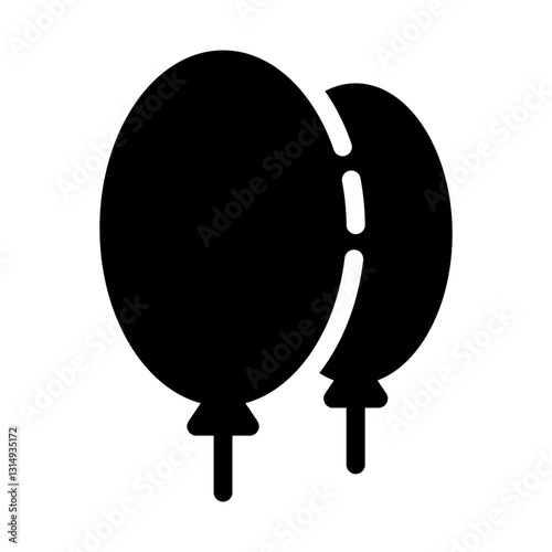 Balloon icon vector pixel perfect