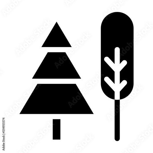 Forest icon vector pixel perfect