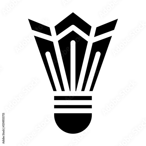 Shuttlecock icon vector pixel perfect