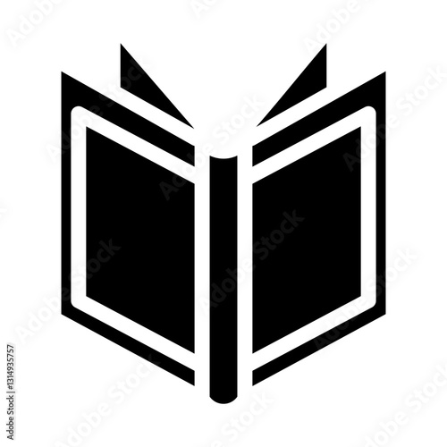 Open book icon vector pixel perfect
