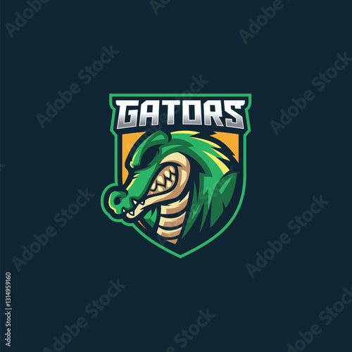 Alligator Logo Template