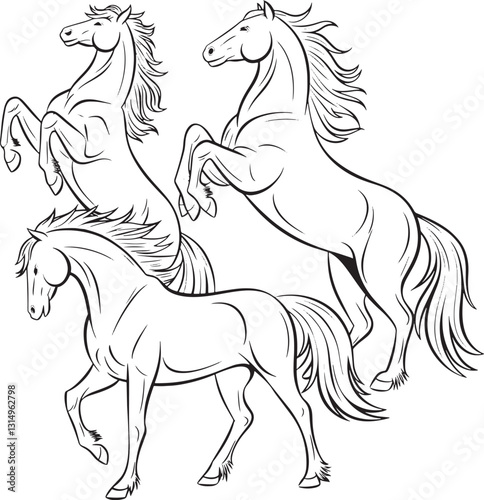 horse vector illustration