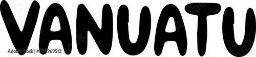 Vanuatu Sticker.