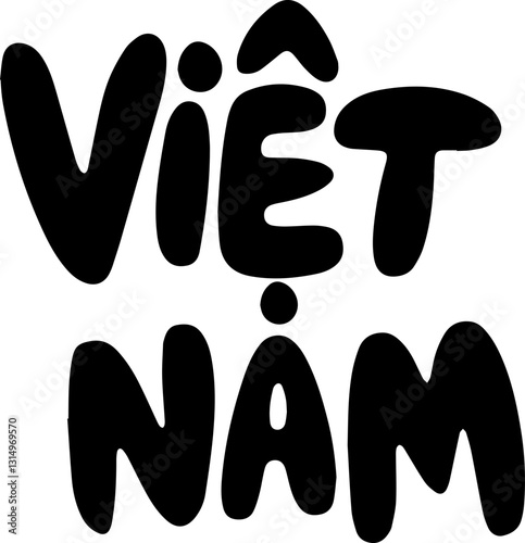 Vietnam Typography.