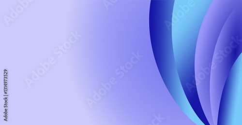 composition of empty space in blue gradations as background design inspiration for graphic visual arts or decorative designs in applied arts