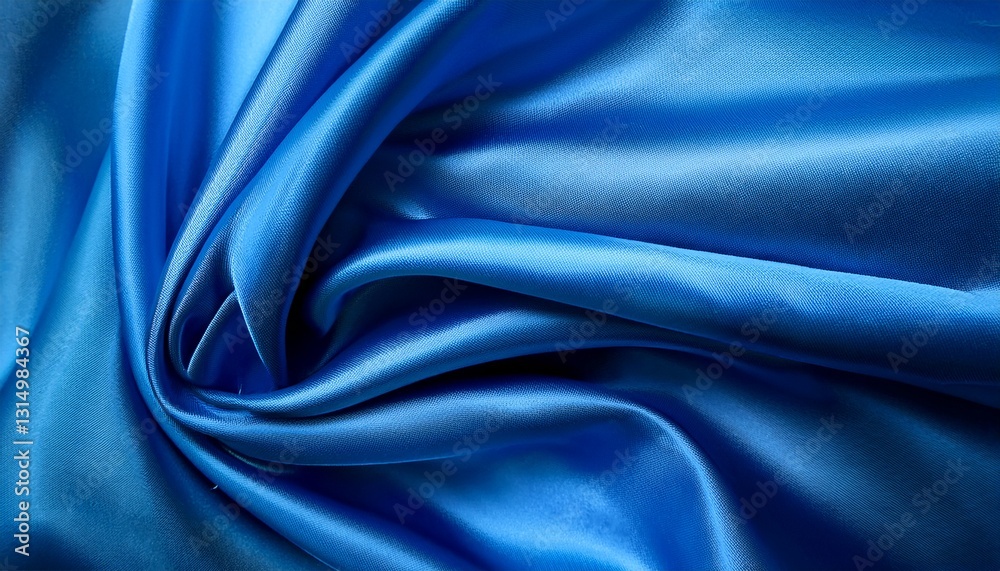 Fototapeta premium smooth elegant blue silk or satin texture can use as background