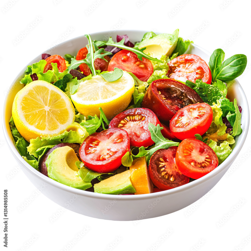 a bowl of salad with tomatoes a bowl of salad with tomatoes