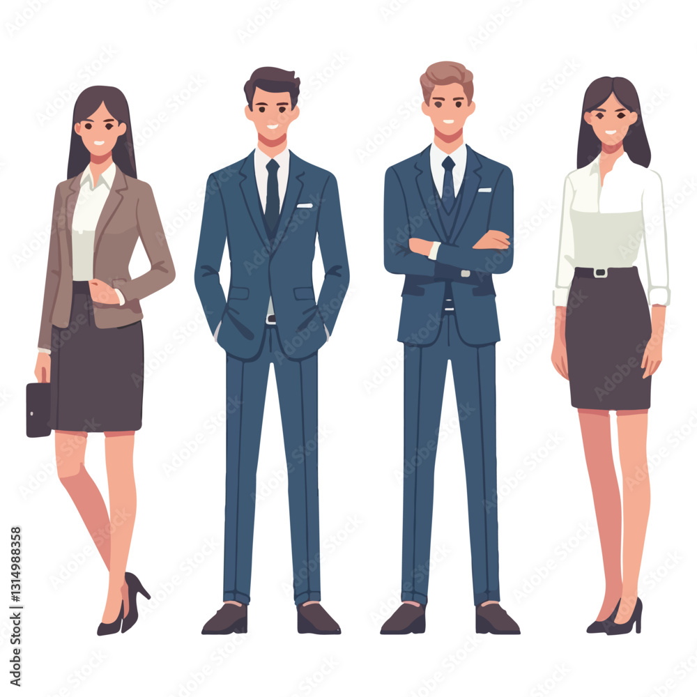 vector of businessmen standing and jumping sign of success vector of businessmen standing and jumping sign of success
