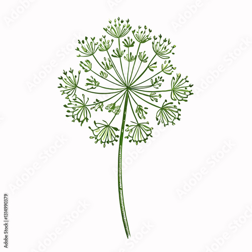 vector illustration of a flower