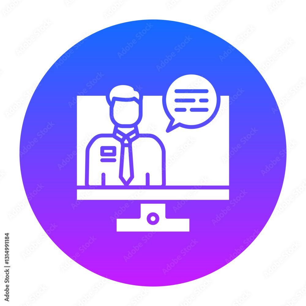 Online Lecture Icon Online Lecture Icon
