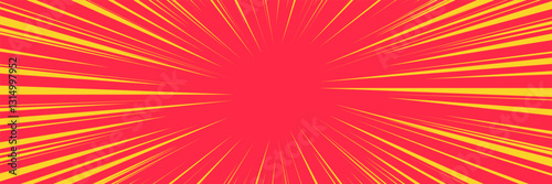 Abstract pop art explosion with vintage comic feel. Classic halftone background with bright streaks and bold speed lines, creating energetic superhero effect.