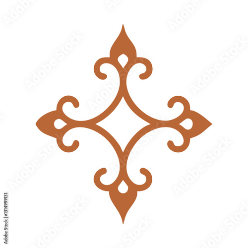 Elegant Islamic Ornament Vector with Arabic Geometric and Decorative Design-84