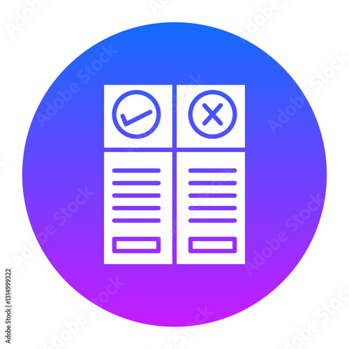 Pros and Cons Icon