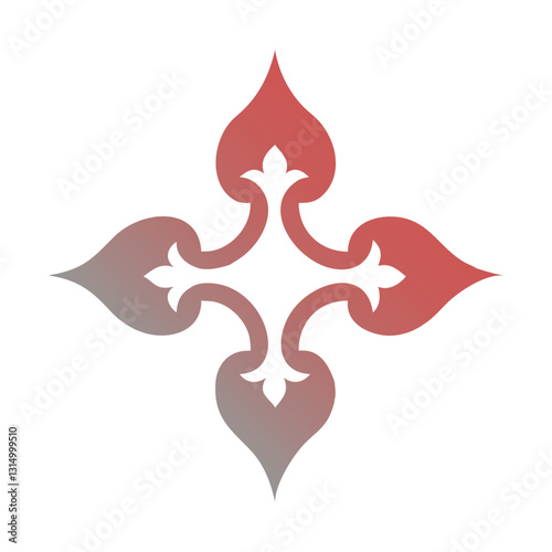 Elegant Islamic Ornament Vector with Arabic Geometric and Decorative Design-86