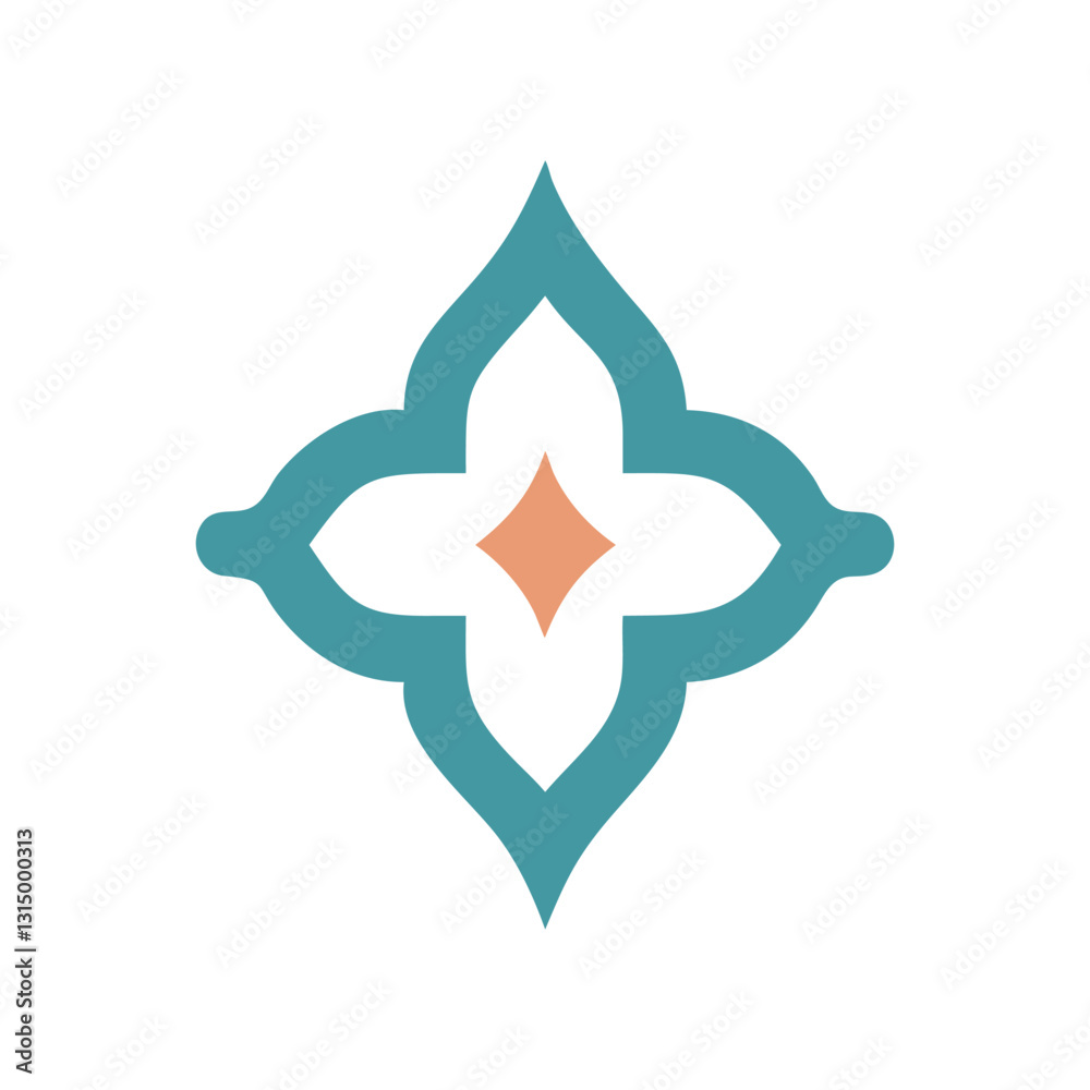 Elegant Islamic Ornament Vector with Arabic Geometric and Decorative Design-91 Elegant Islamic Ornament Vector with Arabic Geometric and Decorative Design-91