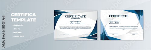 Modern Certificate Template Design