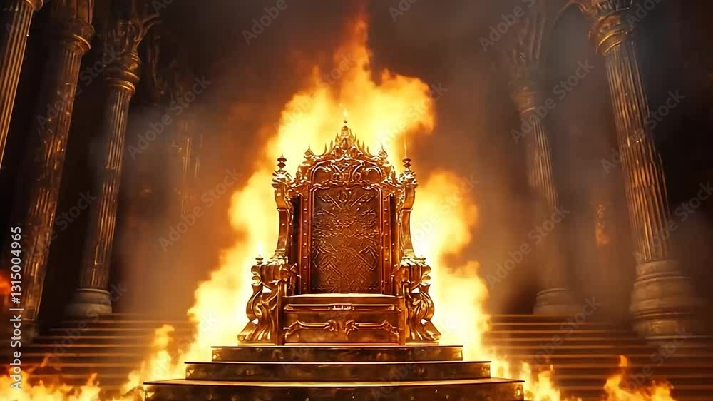 Fiery Throne in a Burning Palace