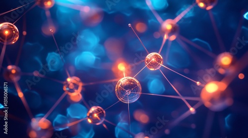 Colorful Peer-to-Peer Network Connection