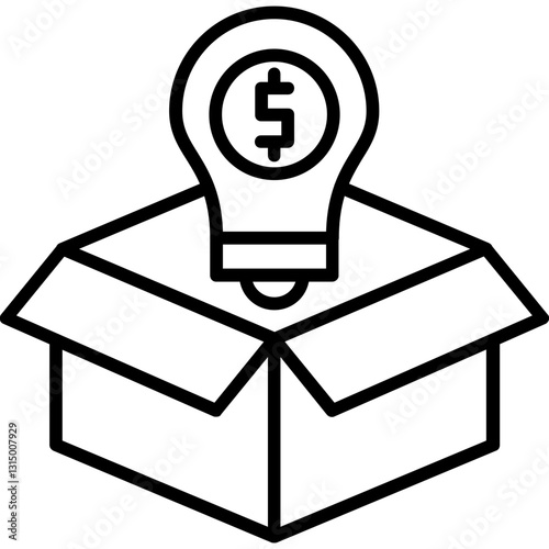 Think Out of Box Icon