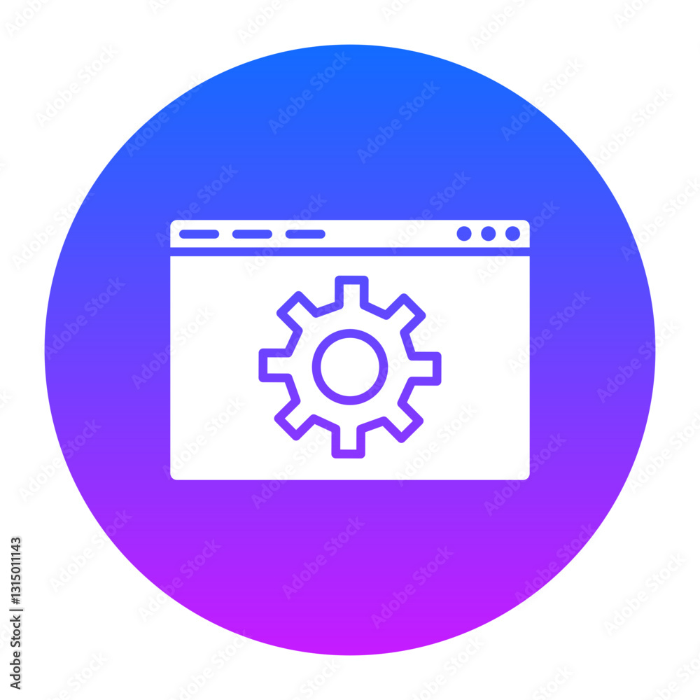 Web Management Icon Web Management Icon