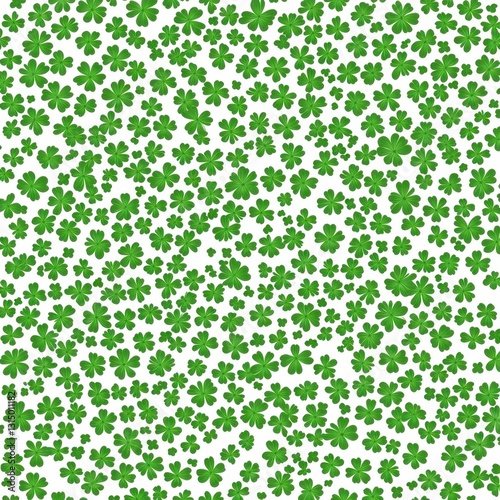 Green Clover Pattern Design