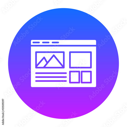 Website Layout Icon