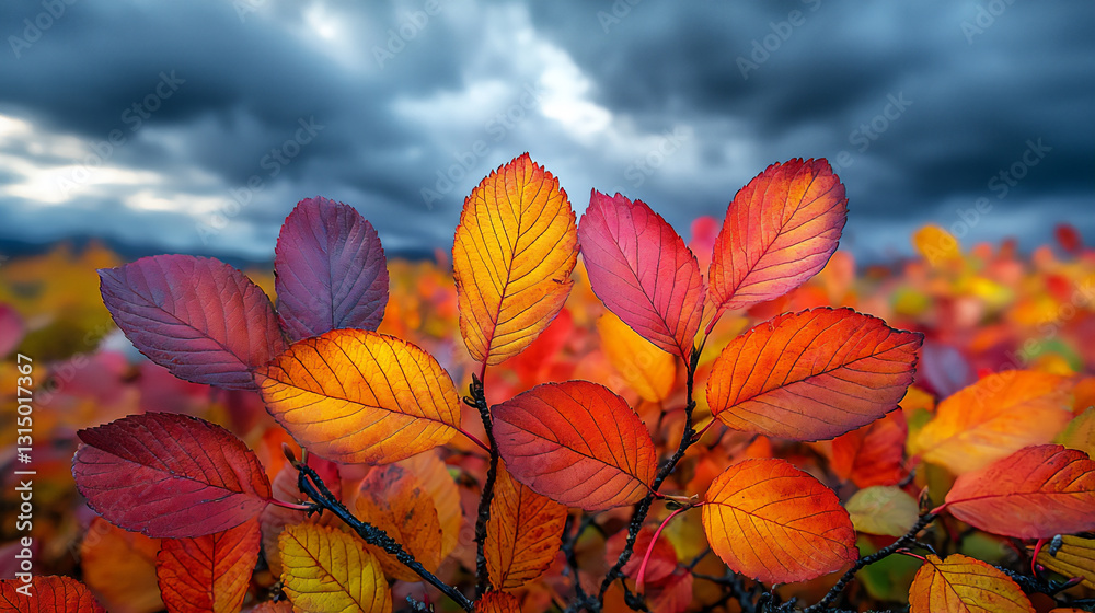 Fototapeta premium cloudy autumn sky,