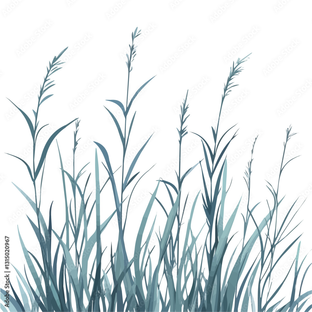 2D flat vector illustration soft spring breeze through tall grass icon isolated on a white background.
2D flat vector illustration soft spring breeze through tall grass icon isolated on a white background.