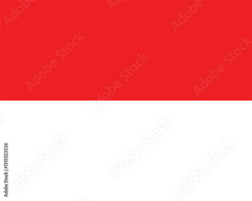 Indonesia flag vector illustration