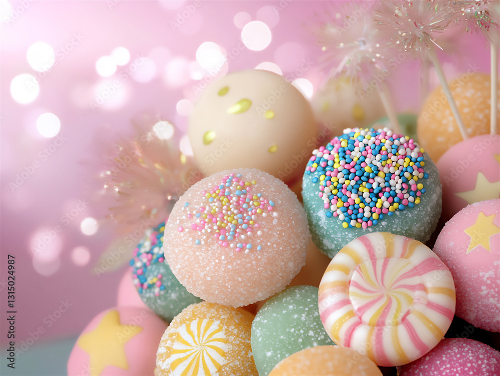 Obraz premium elegant candy bouquet