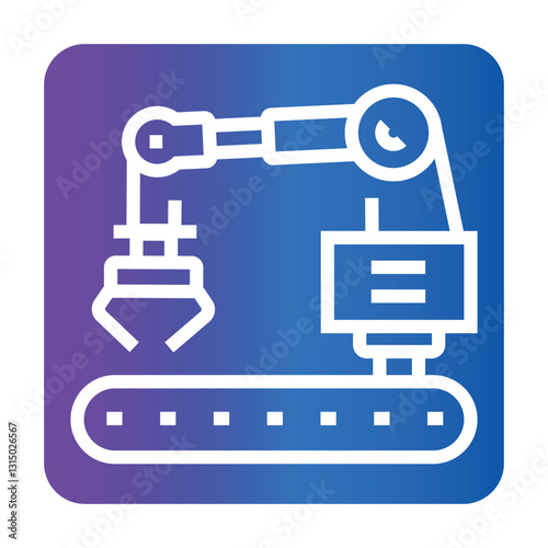 Autonomous systems color line icon.Minimal clean icon for apps and websites.