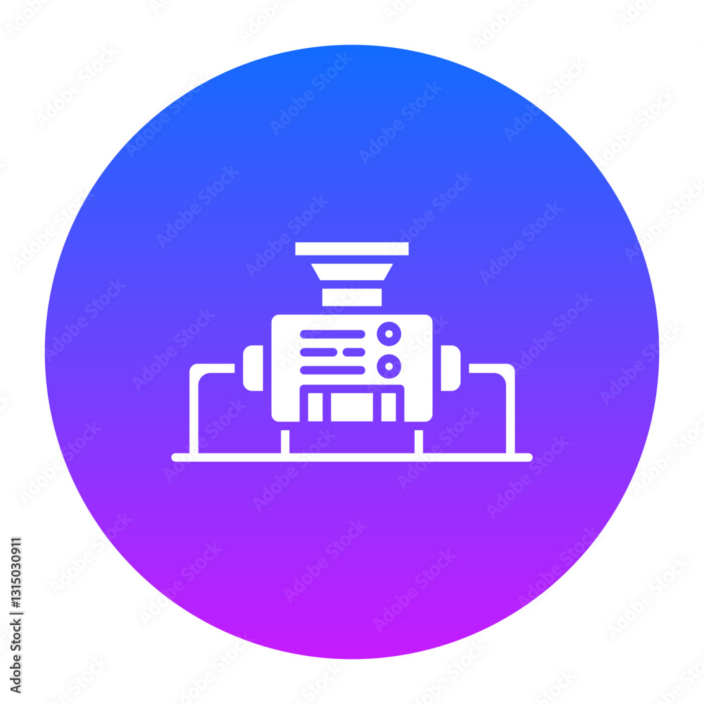 Obraz premium Crusher Icon