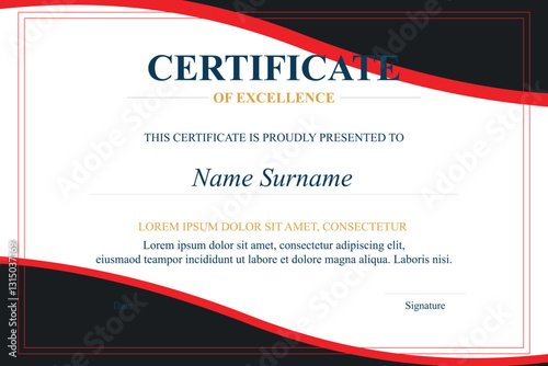 Red-black excellence certificate template (1)