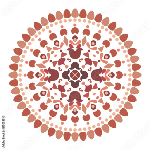 Pattern vector illustration Calm and elegant artwork with blooming flowers in bright, delicate hues. Seamless traditional design pattern for prints, fabrics, backgrounds, rugs, wallpapers, textiles.